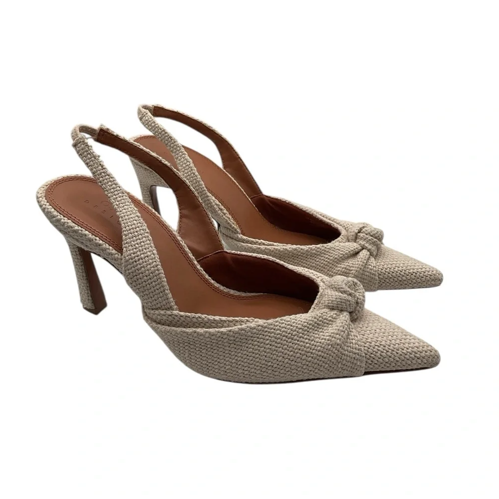 ASOS Elegant Cream Slingback Women's Shoes size 7‎